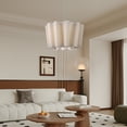 thumbnail image 1 of UEEYAC Retro Artistic Fabric Chandelier Wabi-sabi Pendant Light Home Decor, 1 of 16