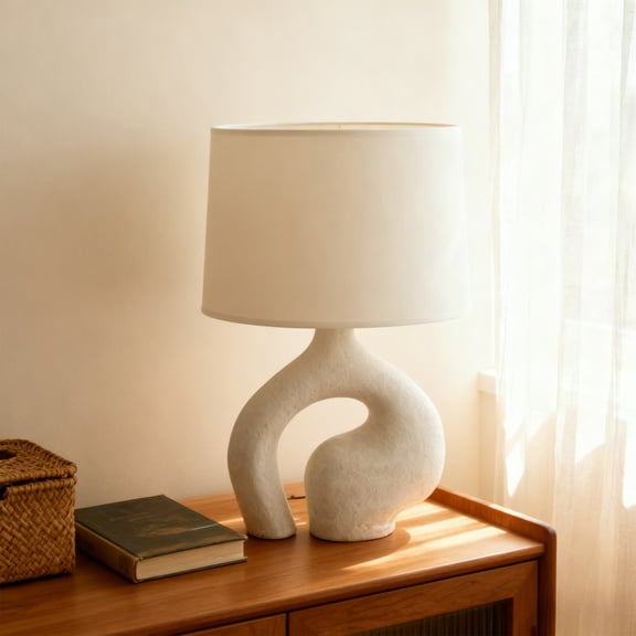 UEEYAC Table Lamp Vintage Designer Cloth Living Room Bedroom