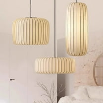 UEEYAC Wabi-sabi Style Art Combination Fabric Pendant Lights