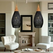 UEEYAC Wabi-sabi Style Bright Drum Lamp Pendant lampshade