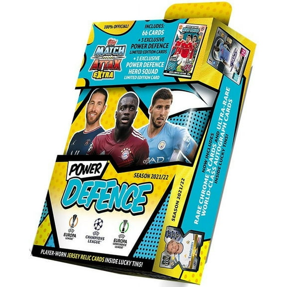 UEFA 2021-22 Soccer Season Power Defence Mega Tin
