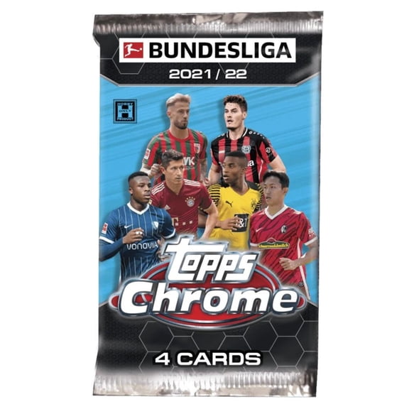UEFA Topps Chrome 2021-22 Bundesliga Soccer Lite Hobby Booster Pack