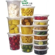 Youngever 9 Pack Snack Containers, Meal Prep Containers, Sauce