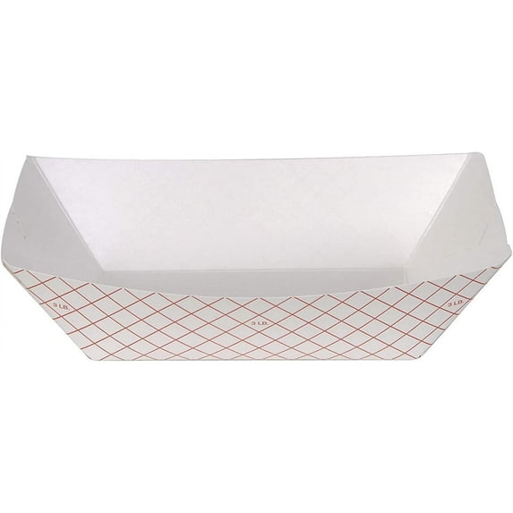 UEG Club 3lb Food Paper Plates, Hot Dog Food Delight & Ice Cream Party Pack - Perfect for Fun, BBQ Tray, 150 Pack