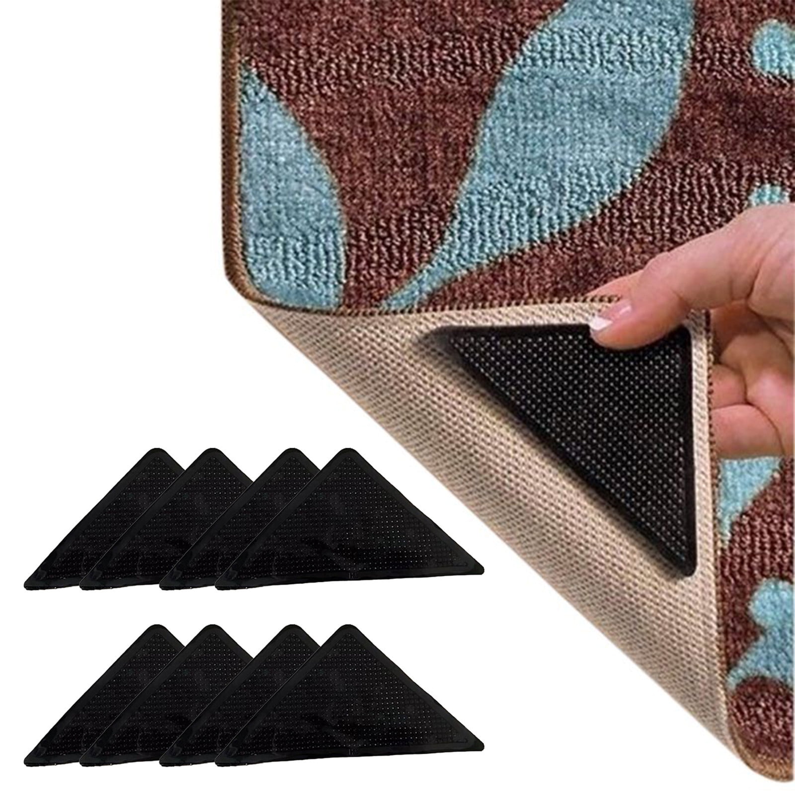 UEGEQU Clearance Christmas Gift 8Pack Carpet Pad Non Slip Sticker Mat