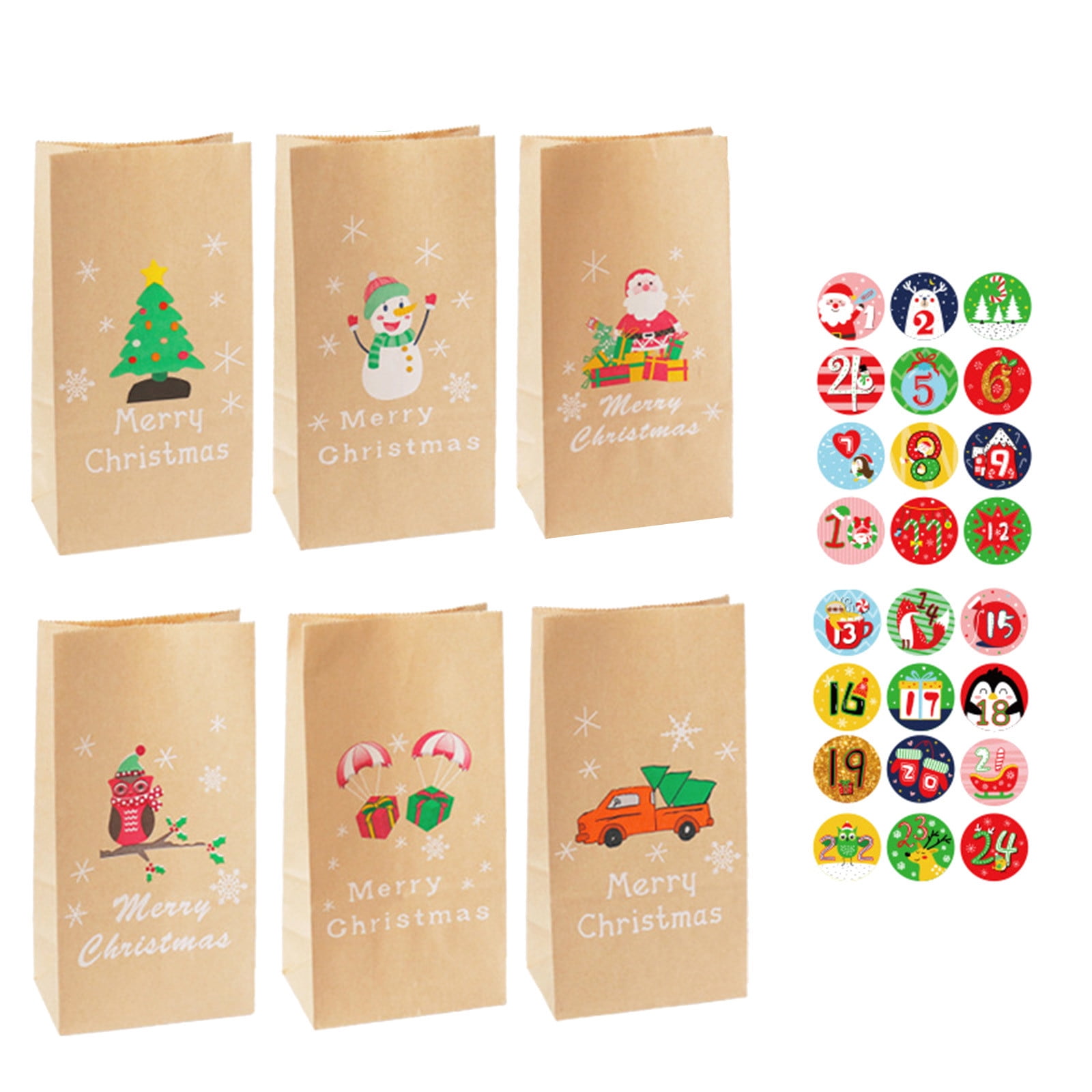 UEGEQU Clearance Christmas Gifts 2024 Advent Calendar for Filling 2023