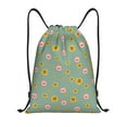 thumbnail image 1 of Disketp Pig Face With Sunflower Drawstring Backpack Drawstring Gym Bags Draw String Bags for Sports, Gym, Travel, Swimming, Beach-Medium, 1 of 6