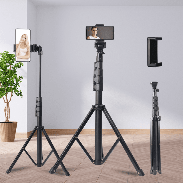 UEGOGO 54" Phone Tripod & Selfie Stick, Extendable Cell Phone Tripod Stand, Compatible with iPhone Android Phone, Camera ﻿