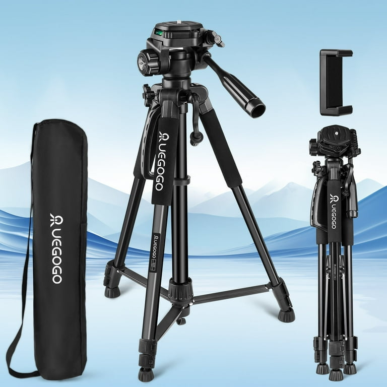 UEGOGO Camera Tripod 64 inch, Tripod for Camera 11LB Maximum Load