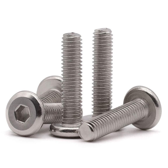 UEIWMX-1/4-20 x 1-1/2" (30 PCS) Flat Head Socket Cap Screw, 304 Stainless Steel 18-8 Binding Screws, Full Thread, Connection Bolts, Furniture Bolts