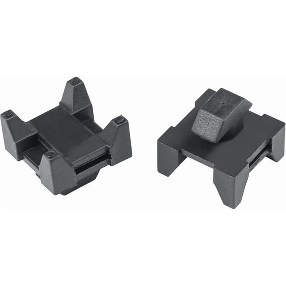 UEIWMX-25 Pieces Plastic Cable Zip Tie Mounting Blocks, Drop-In Base Mounts for 15 or 40 Series Aluminum T-Slot Extruded Profiles Wire Management