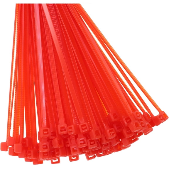 UEIWMX-4 Inch Multi-Color Multi-Purpose Nylon zip Ties (4 inch, 200pcs Red)