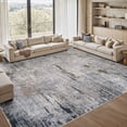 thumbnail image 1 of UERMEI 10'x14' Area Rugs for Living Room, Modern Abstract Washable Rug for Bedroom Dining Room Office, Non-Slip Soft Low Pile Home Decor Carpet Accent Rug, Dusty Blue, 1 of 8