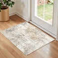 thumbnail image 1 of UERMEI 2'x3' Small Area Rugs for Entryway, Machine Washable Ultra-Thin Soft Rug, Non Slip Indoor Door Mats, Throw Rug for Bedroom Hallway, Laundry Room Carpets, Gray Gold, 1 of 7