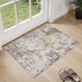 thumbnail image 1 of UERMEI 2'x3' Area Rugs for Entryway, Washable Non-slip Soft Indoor Door Mats, Modern Abstract Throw Rug for Bedroom Laundry Room Carpet, Brown, 1 of 9