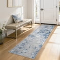 thumbnail image 1 of UERMEI 2x6 Washable Runner Rugs for Hallway, Modern Abstract Non Slip Indoor Rug for Entryway Doormats Bedroom Kitchen, Vacuum-Friendly Home Decor Carpet, Beige Brown, 1 of 7
