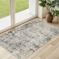 thumbnail image 1 of UERMEI 3'x5' Area Rugs for Entryway, Washable Non-slip Soft Indoor Door Mats, Modern Abstract Throw Rug for Bedroom Laundry Room Carpet, Brownish Pink, 1 of 9