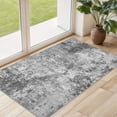 thumbnail image 1 of UERMEI 3'x5' Area Rugs for Entryway, Washable Non-slip Soft Indoor Door Mats, Modern Abstract Throw Rug for Bedroom Laundry Room Carpet, Dark Gray, 1 of 11