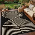 thumbnail image 1 of UERMEI 5x7 Outdoor Jute Area Rug, Farmhouse Rugs for Living Room Backyard Patio Machine Washable Non Slip, Indoor Geometric Carpet for Dining Room, 1 of 9