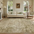 thumbnail image 1 of UERMEI 8'x10' Large Area Rugs for Living Room, Washable Non-slip Soft Indoor Modern Abstract Rug for Bedroom Dining Room Office Home Decor Carpet, Golden, 1 of 11