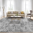 thumbnail image 1 of UERMEI 8'x10' Washable Area Rugs for Living Room, Modern Abstract Printed Carpet, Non Slip Indoor Rug for Bedroom Home Decor Carpets, Gray, 1 of 11