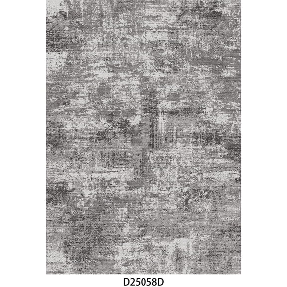 UERMEI 8'x10' Washable Area Rugs for Living Room, Modern Abstract Printed Carpet, Non Slip Indoor Rug for Bedroom Home Decor Carpets, Speckles Gray