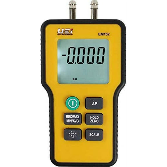 UEi Test Instruments EM152 Dual Differential Digital Manometer (Pack of 1)