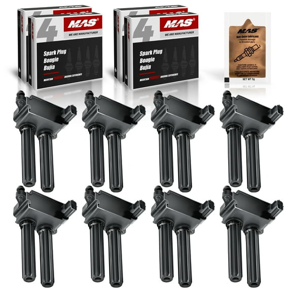 Performance Master UF504 Ignition Coils 8PCS & 4469 Iridium Spark Plugs 16PCS for Dodge Durango Ram Jeep 5.7L V8 + Free Anti-Seize Lubricant 5g