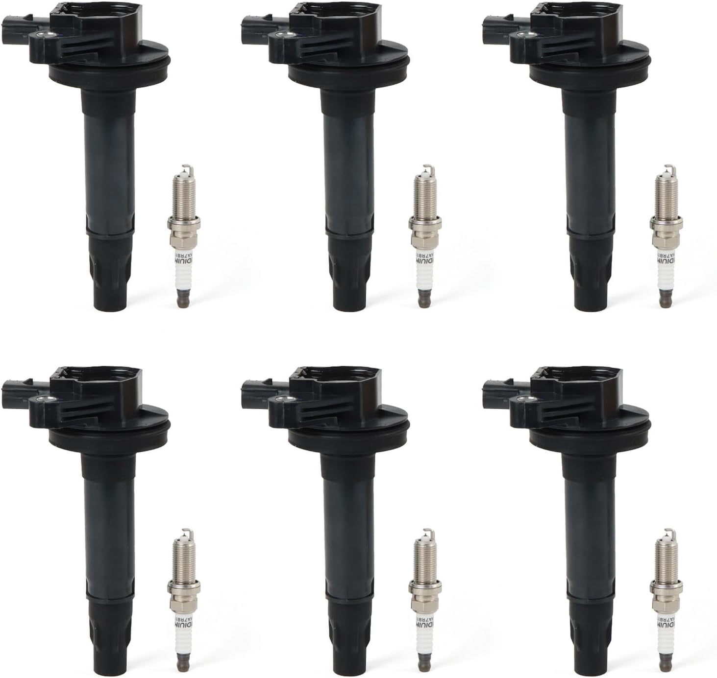 2011 Lincoln Mkx Coil Packs Ignition Coil Pack & Spark Plugs Compatible With 3.5 V6 2007 2008 2009 2010 2011 Ford Edge Fusion Taurus Flex, Lincoln MKX MKT MKZ, Mercury Sable, UF553