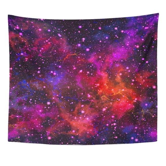 UFAEZU Abstract Colorful Universe Nebula Night Starry Sky Multicolor Outer Space Wall Art Hanging Tapestry Home Decor for Living Room Bedroom Dorm 60x80 inch