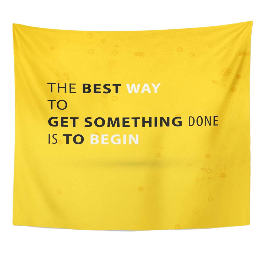 UFAEZU Black Motivation Inspirational Quote The Best Way to Get