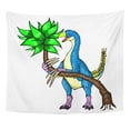 thumbnail image 1 of UFAEZU Cartoon Dinosaur Bird Carnivore Cheerful Wall Art Hanging Tapestry Home Decor for Living Room Bedroom Dorm 60x80 inch, 1 of 2