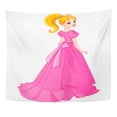 thumbnail image 1 of UFAEZU Cartoon Pink Back Beautiful Princess Beauty Characters Clip Costume Wall Art Hanging Tapestry Home Decor for Living Room Bedroom Dorm 60x80 inch, 1 of 1