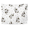thumbnail image 1 of UFAEZU Cow Milk Bottles for Pattern Glass Bank Beverage Black Breakfast Wall Art Hanging Tapestry Home Decor for Living Room Bedroom Dorm 51x60 inch, 1 of 1
