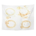 thumbnail image 1 of UFAEZU Cup Traces Coffee Cup Splashes and Circles and Rings on White Cup Wall Art Hanging Tapestry Home Decor for Living Room Bedroom Dorm 60x80 inch, 1 of 2