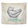 thumbnail image 1 of UFAEZU Fun Bear Vintage Posture Morning Practice Pranayama Asana Pose Yoga Spirit Wall Art Hanging Tapestry Home Decor for Living Room Bedroom Dorm 60x80 inch, 1 of 2