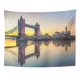 thumbnail image 1 of UFAEZU London Tower Bridge and Thames River Viewed at Sunrise Wall Art Hanging Tapestry Home Decor for Living Room Bedroom Dorm 60x80 inch, 1 of 2