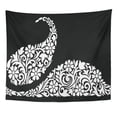 thumbnail image 1 of UFAEZU Pattern Paisley Lace Abstract Embroidered Beautiful Beauty Wall Art Hanging Tapestry Home Decor for Living Room Bedroom Dorm 60x80 inch, 1 of 2