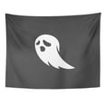 thumbnail image 1 of UFAEZU Phantom Ghost Flat Modern Pictogram for Graphics Stock Abstract Black Wall Art Hanging Tapestry Home Decor for Living Room Bedroom Dorm 60x80 inch, 1 of 1