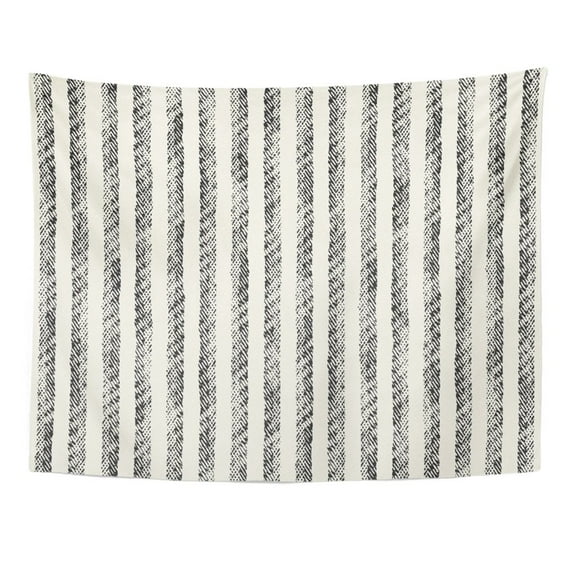 UFAEZU Stripe Abstract Irregular Variegated Striped Distressed Black Charcoal Creative Dyed Wall Art Hanging Tapestry Home Decor for Living Room Bedroom Dorm 60x80 inch
