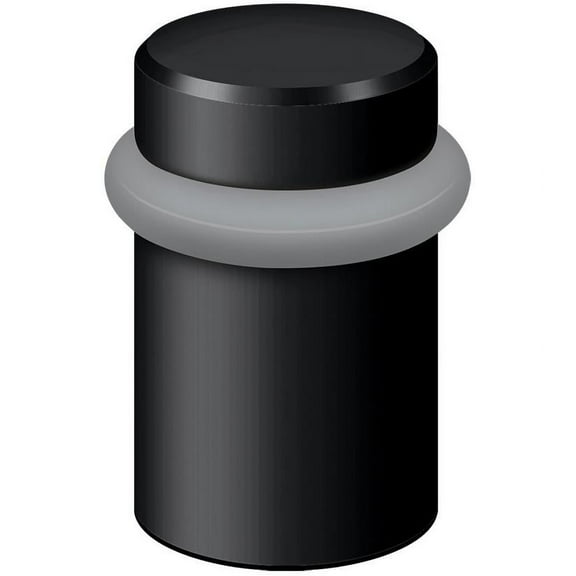 Deltana UFB5000U19 Round Universal Floor Bumper 2"; Black Finish