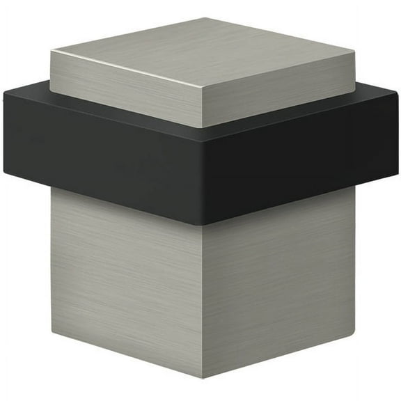 UFBS138U15 1-3/8" Square Floor Bumper - Satin Nickel