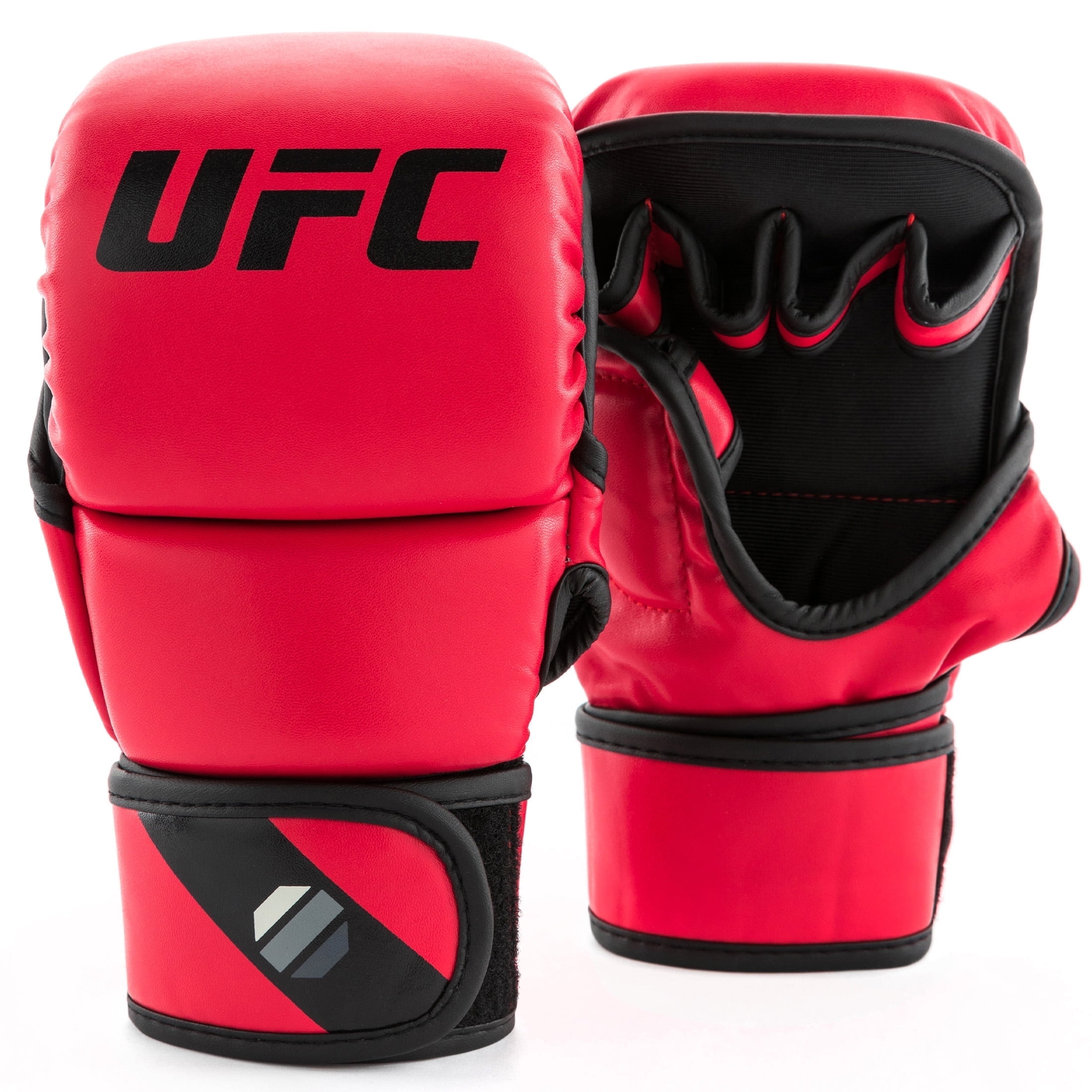 UFC MMA Sparring Gloves - S/M, Red - All-In-One Training Essential - Boxing Protection with MMA Versatility
