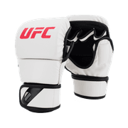 UFC 8oz Sparring Gloves - MMA Training, Kickboxing, White Small/Medium Muay Thai Training