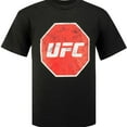 thumbnail image 1 of UFC Boys Distressed Logo Graphic T-Shirt, Black, Big Kids (8-20), M, 1 of 1