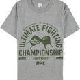thumbnail image 1 of UFC Boys Fight Night Hands Graphic T-Shirt, Grey, Big Kids (8-20), S, 1 of 1