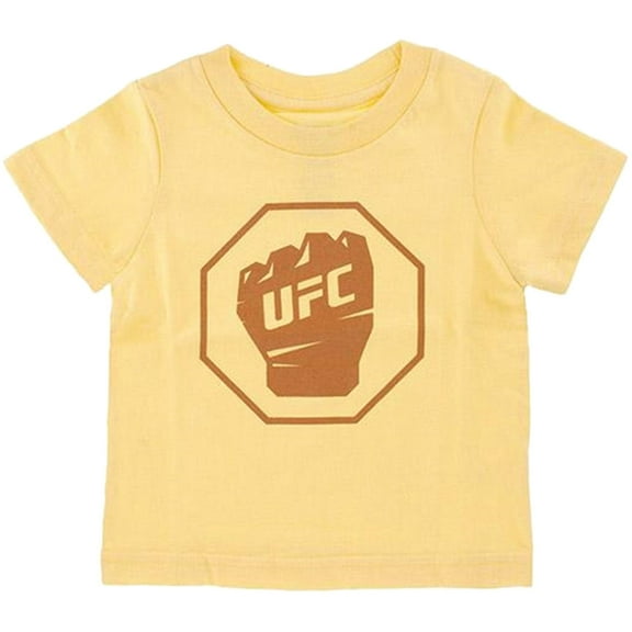 UFC Boys Fist Inside Logo Graphic T-Shirt, Yellow, Infant, 18 mos