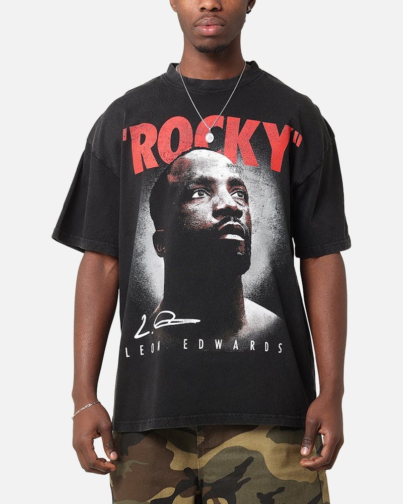 UFC By Culture Kings Leon 'Rocky' Edwards Vintage T-Shirt - Walmart.com
