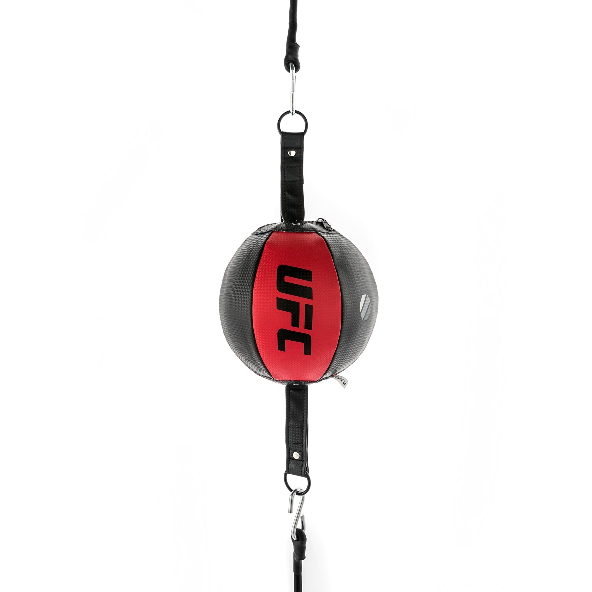 UFC Double End Bag - Black and Red - Punching Bag for Boxing and MMA Training - Enhance Speed, Accuracy, Precision