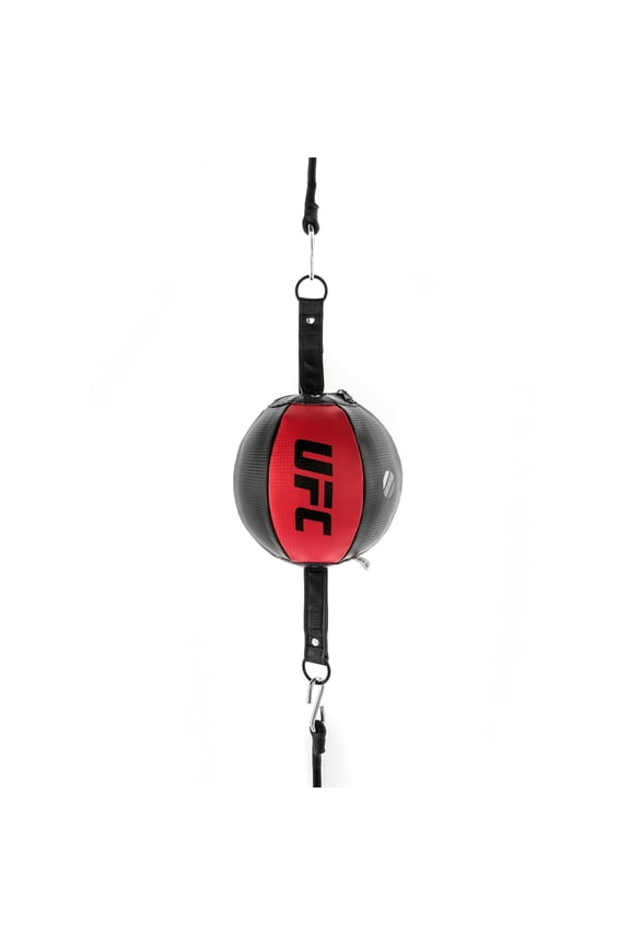 Double End Bag - Black and Red - Punching Bag for Boxing and MMA Training - Enhance Speed, Accuracy, Precision